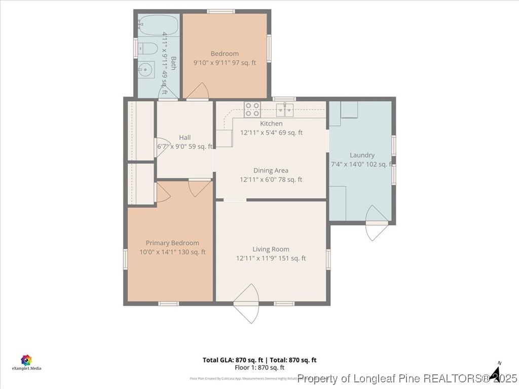 663 Possum Holler Road Eagle Springs, NC 27242 - Photo 21 of 21 a picture of a floor plan