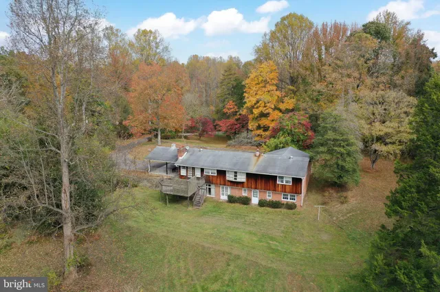 a view of a lake with a mountain in the background