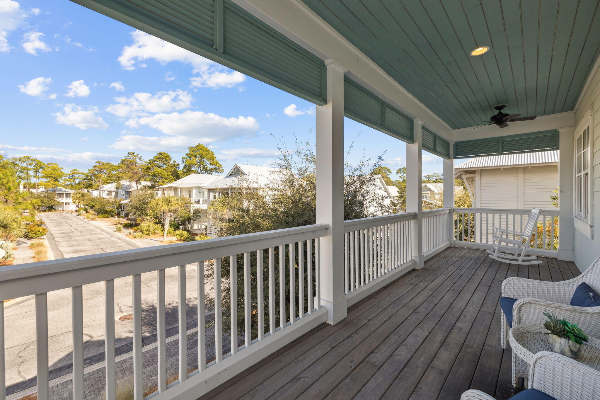 186 Cabana Trail Santa Rosa Beach, FL 32459 - Photo 45 of 51 a view of a porch with wooden floor
