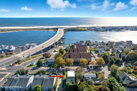 a view of a city with an ocean