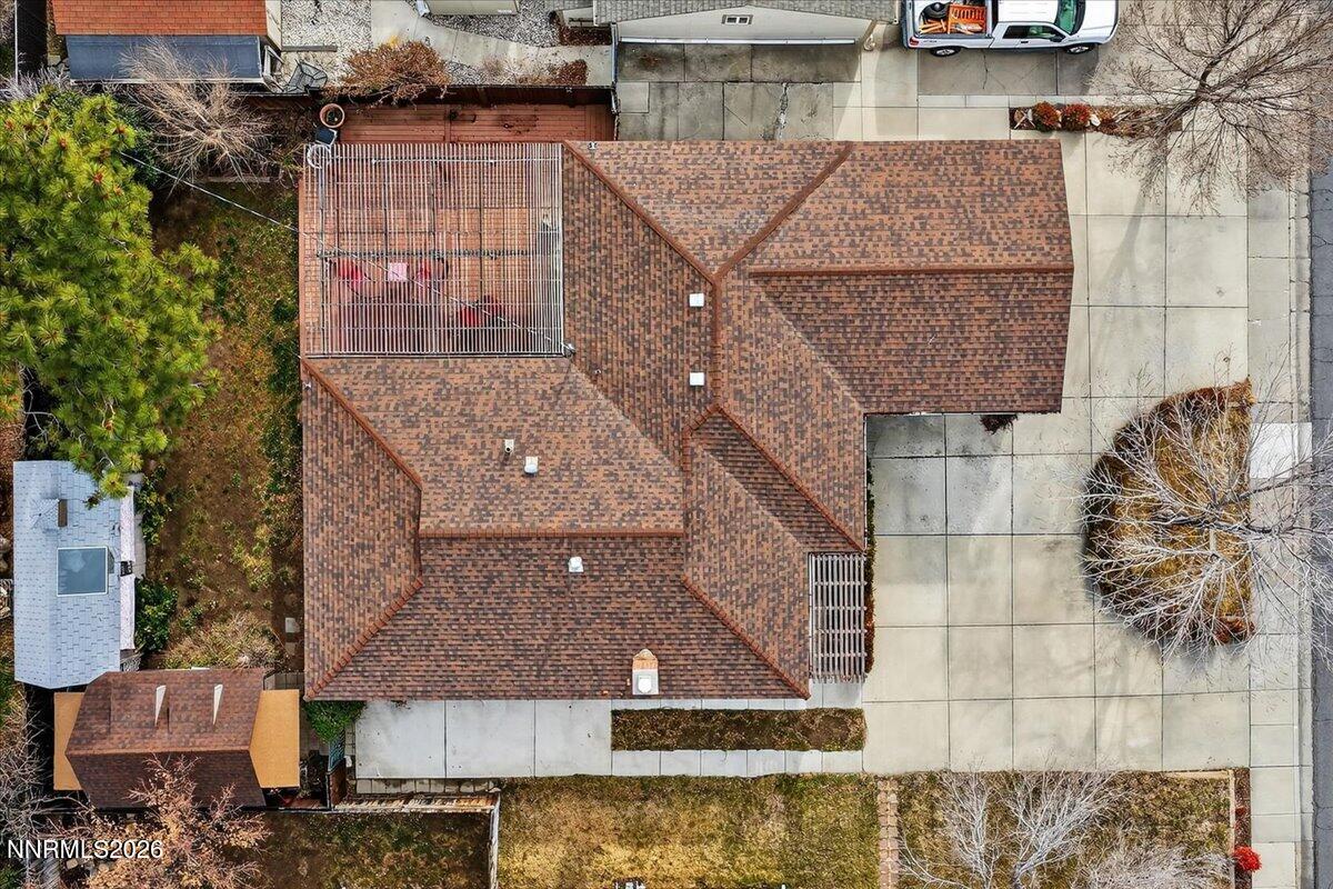 1831 North Division Street Carson City, NV 89703 - Photo 33 of 35 an aerial view of a house with a yard