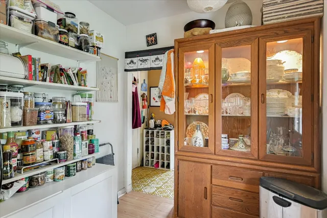 a very nice looking room with a large window