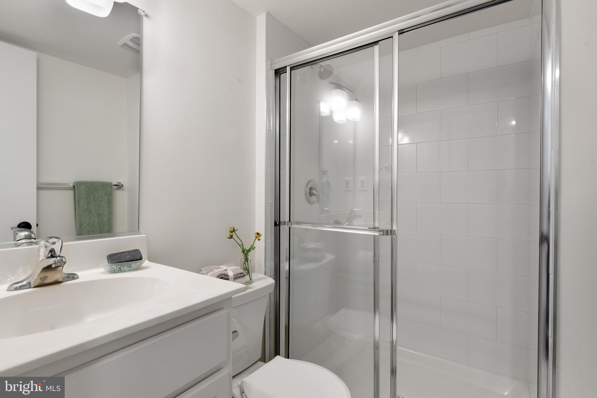 631 Truxton Road Annapolis, MD 21409 - Photo 45 of 61 a bathroom with a sink mirror and toilet
