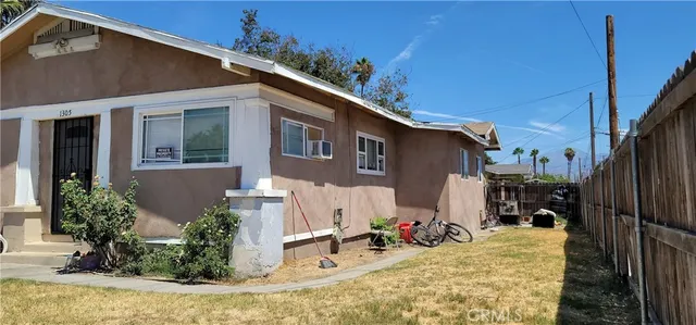 a view of a house with patio