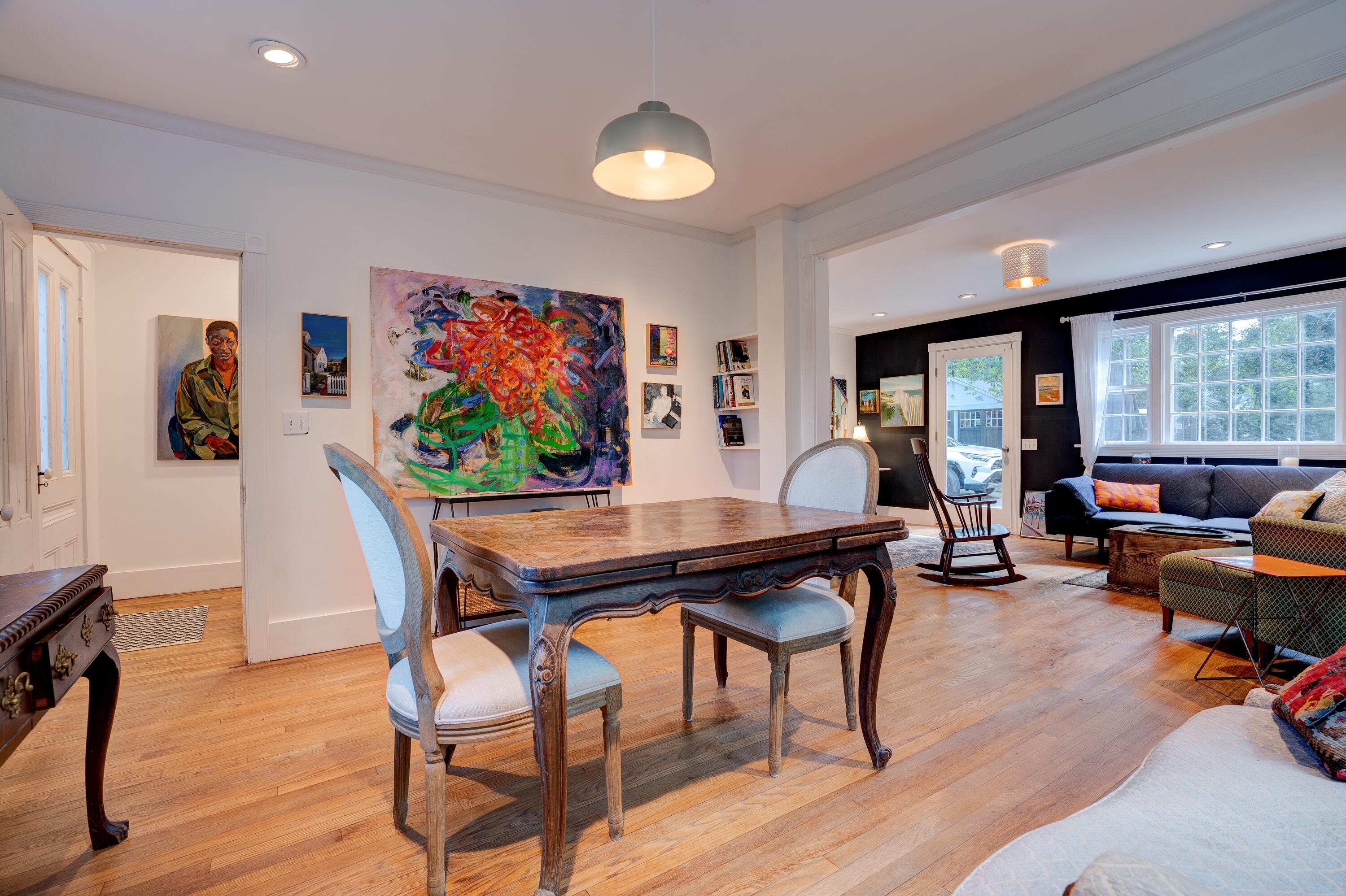 9 Locust Road Orleans, MA 02653 - Photo 18 of 41 a view of a dining room with furniture window and wooden floor