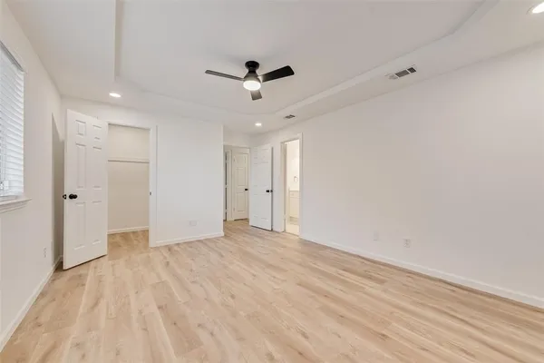 a view of an empty room