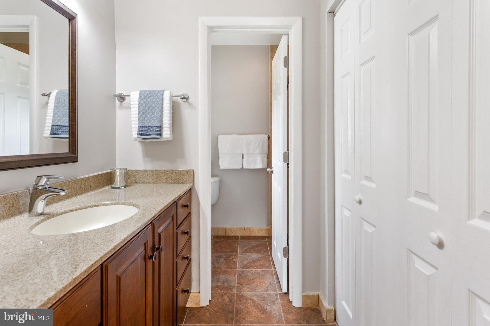 7021 Hadlow Drive Springfield, VA 22152 - Photo 21 of 47 Updated Primary Bedroom Ensuite Bathroom