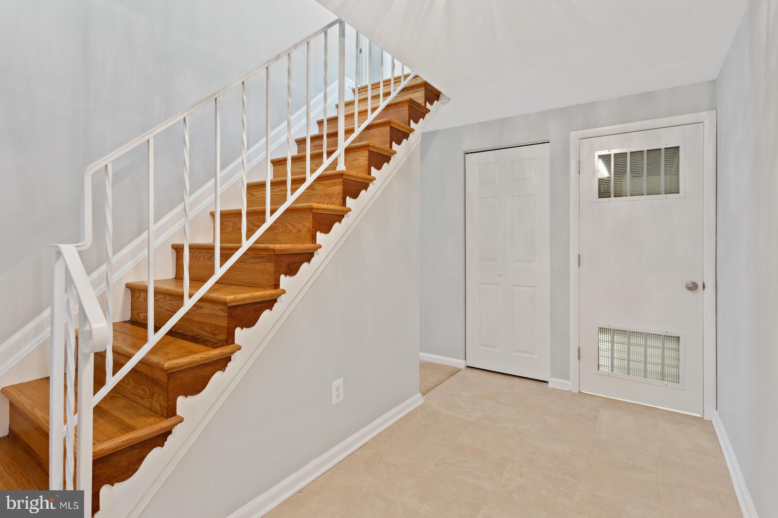 7021 Hadlow Drive Springfield, VA 22152 - Photo 31 of 47 Front Entry Foyer New Ceramic Tile Floor