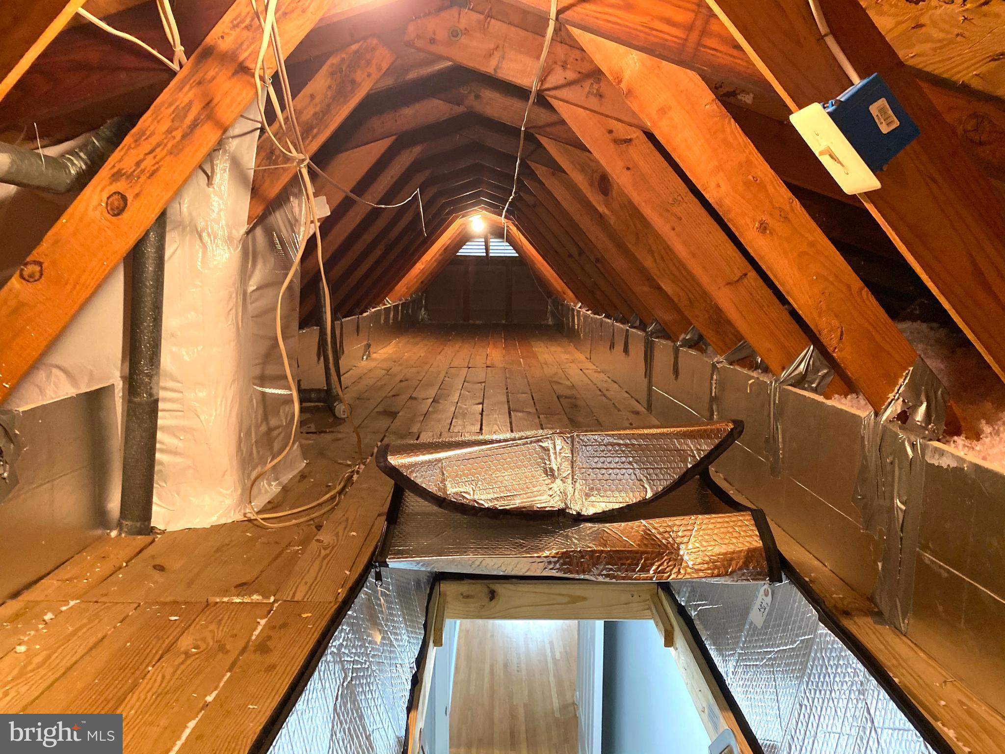 7021 Hadlow Drive Springfield, VA 22152 - Photo 44 of 47 Insulated Attic Hatch Cover & Brand New Insulation
