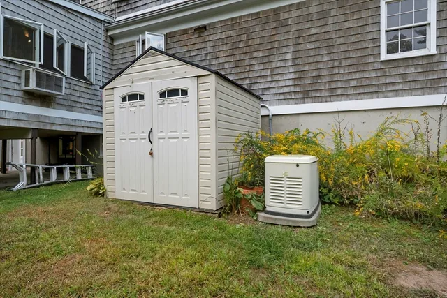 a view of a back yard of the house