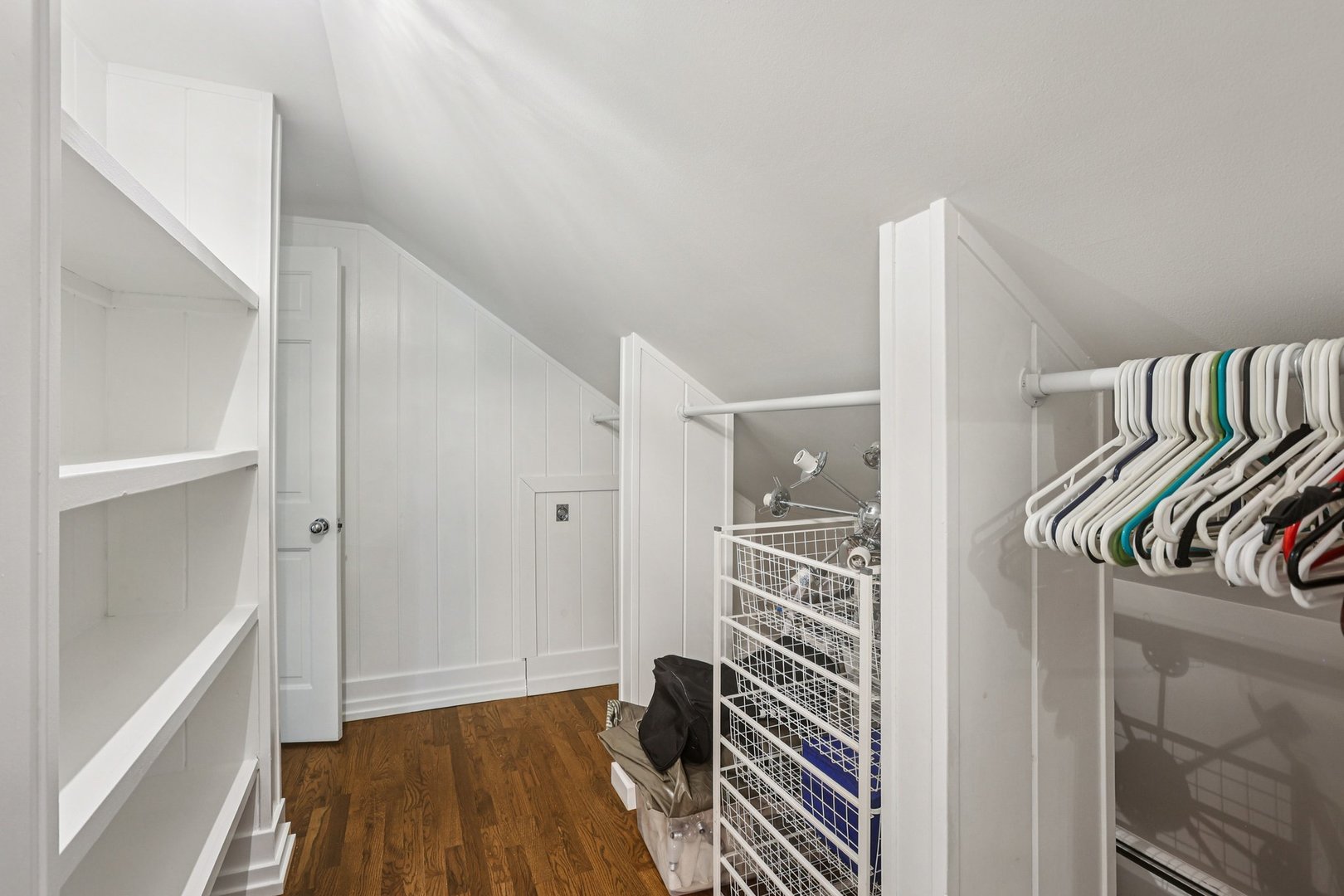 1834 West Palatine Road Palatine, IL 60067 - Photo 30 of 56 a view of walk in closet with clothes and shoes