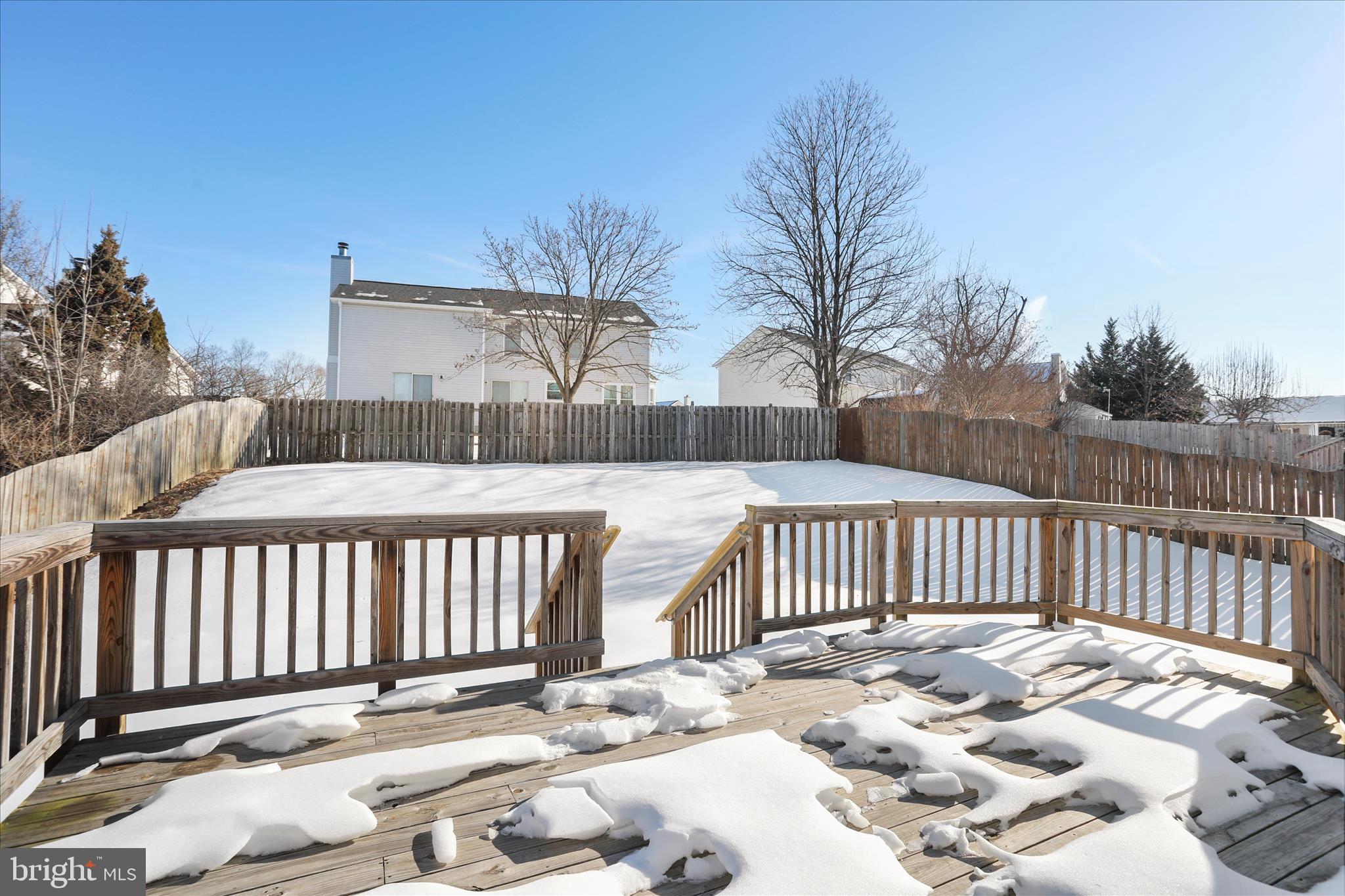 137 Woodrow Road Winchester, VA 22602 - Photo 32 of 45 a view of a deck with a chair