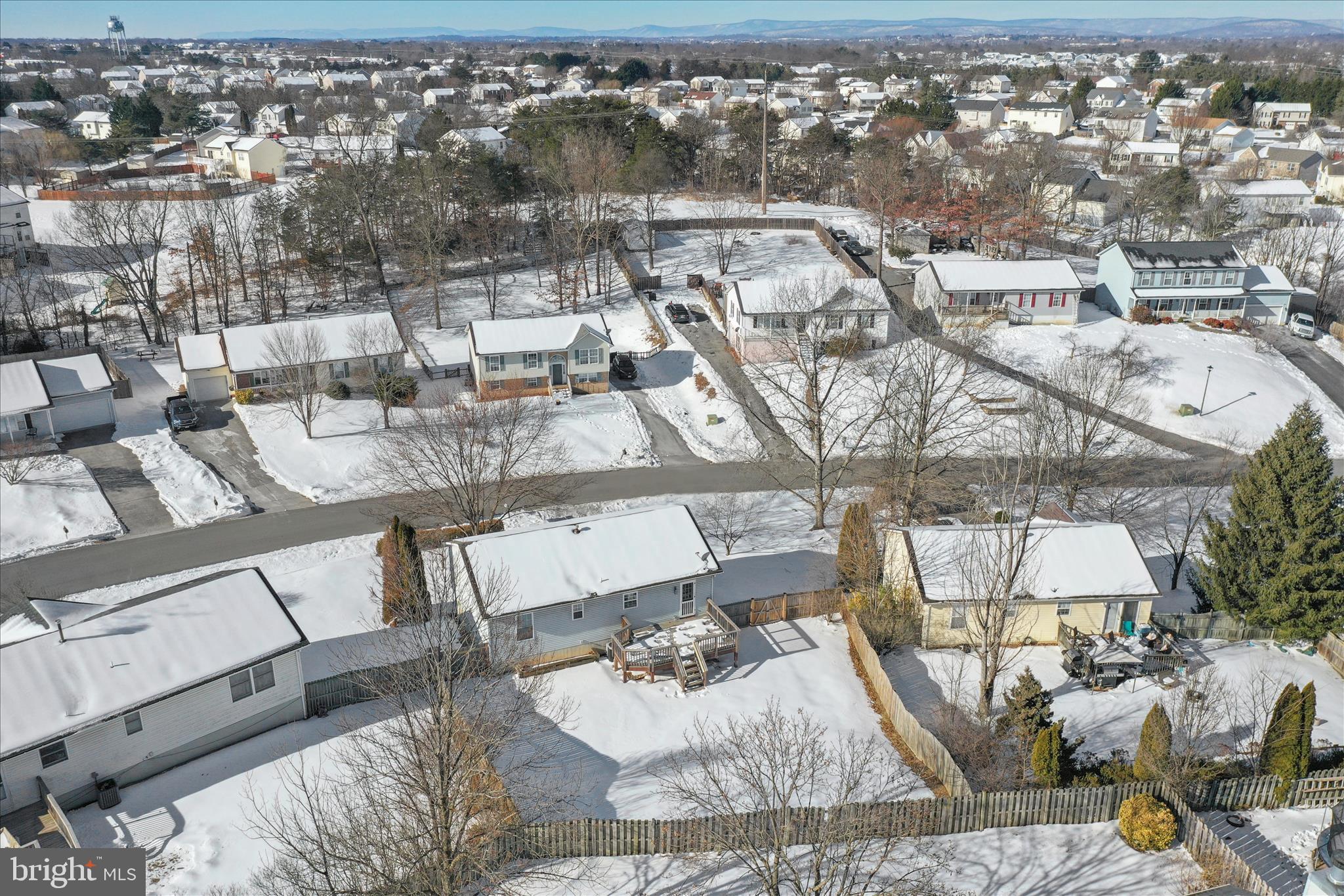 137 Woodrow Road Winchester, VA 22602 - Photo 45 of 45 an aerial view of residential houses with outdoor space