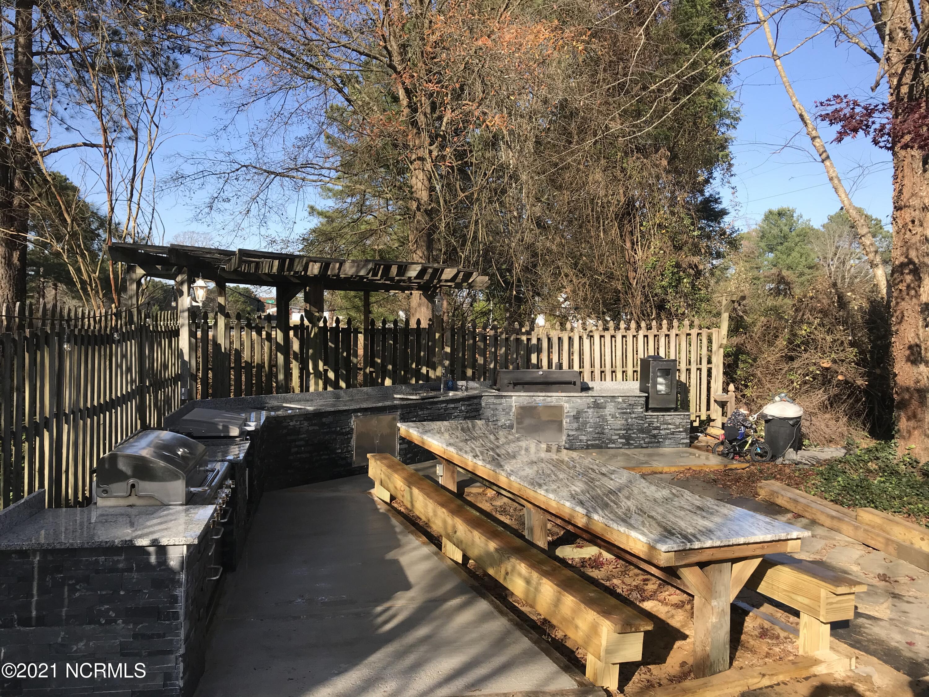 126 Reedy Creek Road Four Oaks, NC 27524 - Photo 16 of 30 Outdoor Kitchen View