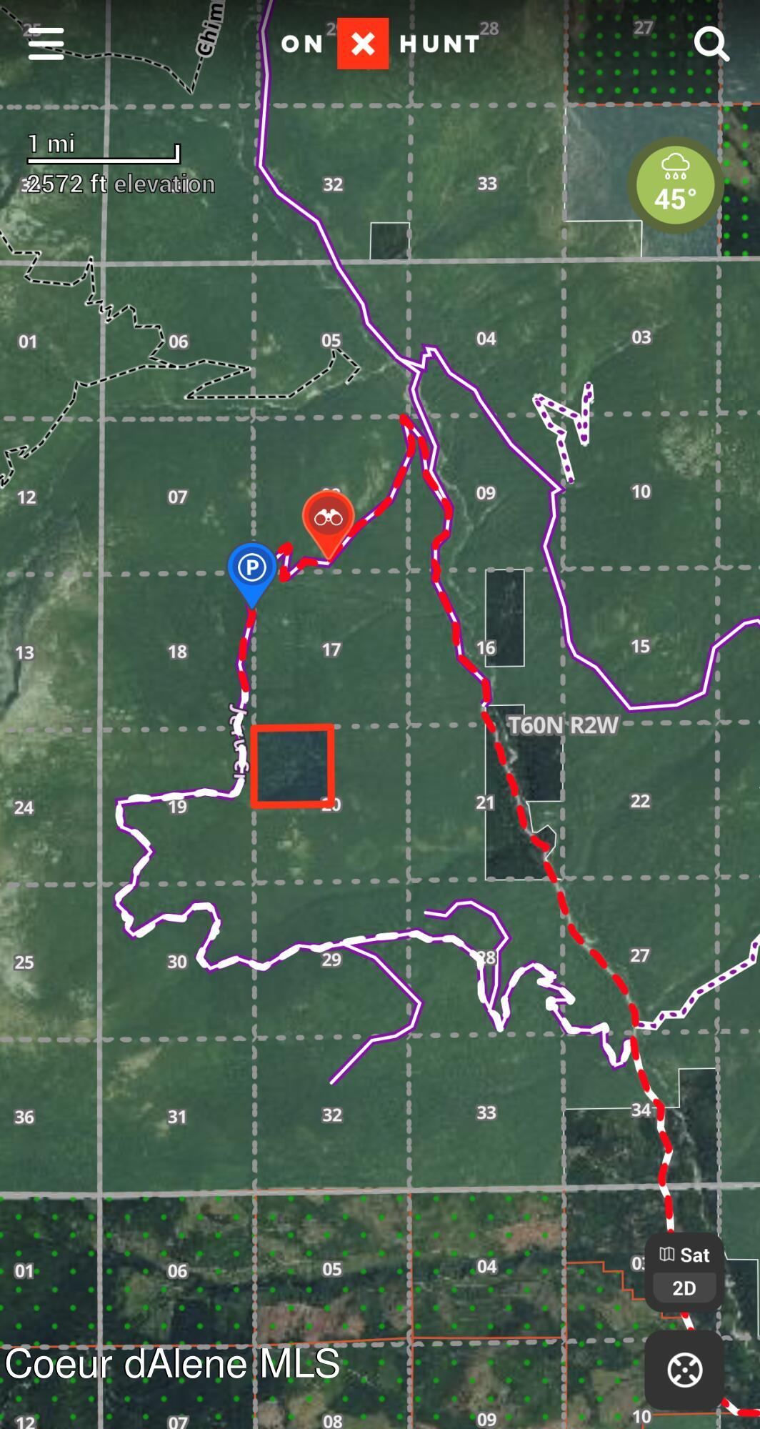 160 Acres Jeru Creek Road, Unit 293 Sandpoint, ID 83864 - Photo 24 of 29 Parcel Map 2