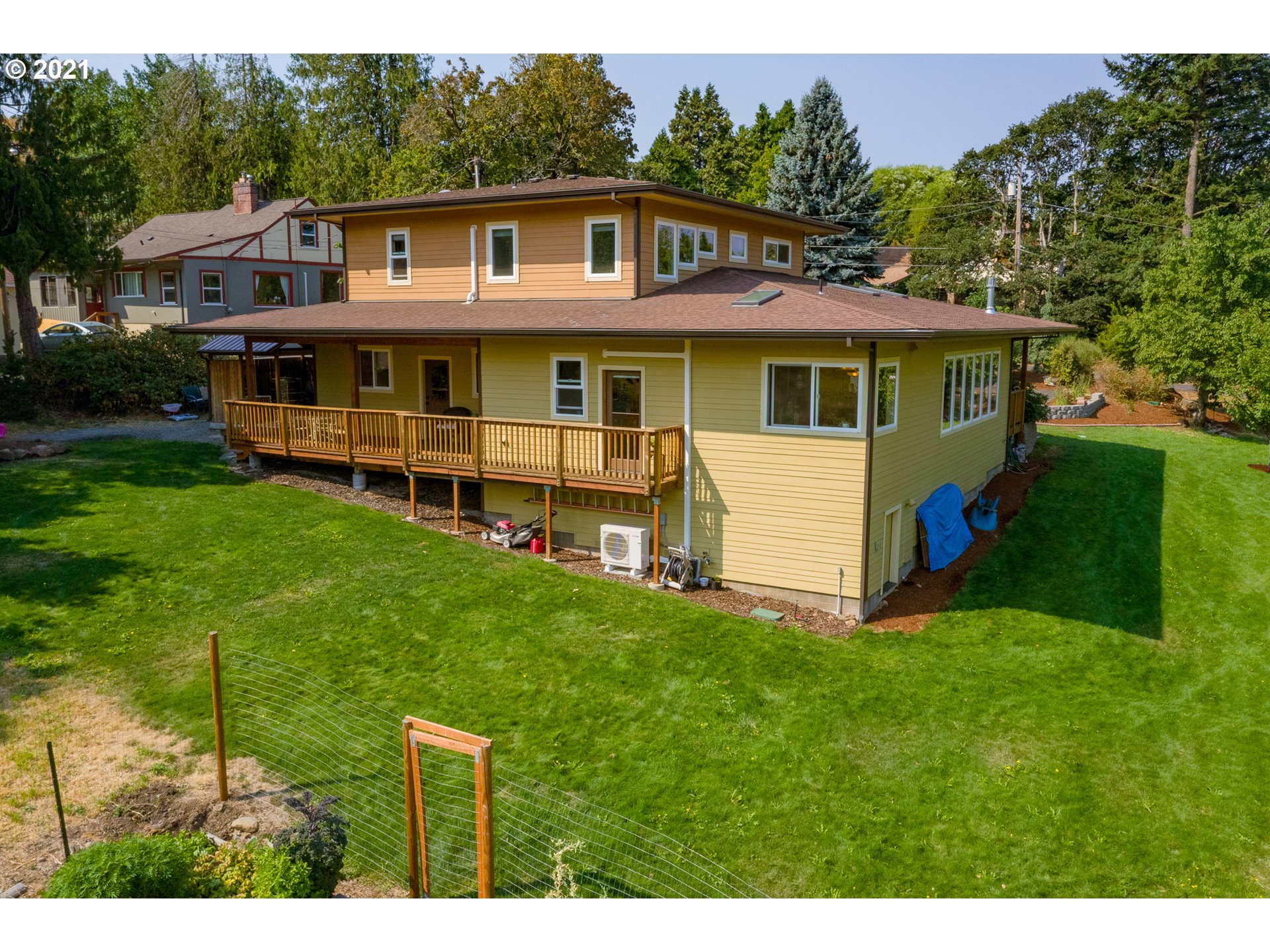 503 Frankton Road Hood River, OR 97031 - Photo 28 of 31 a front view of a house with a yard table and chairs