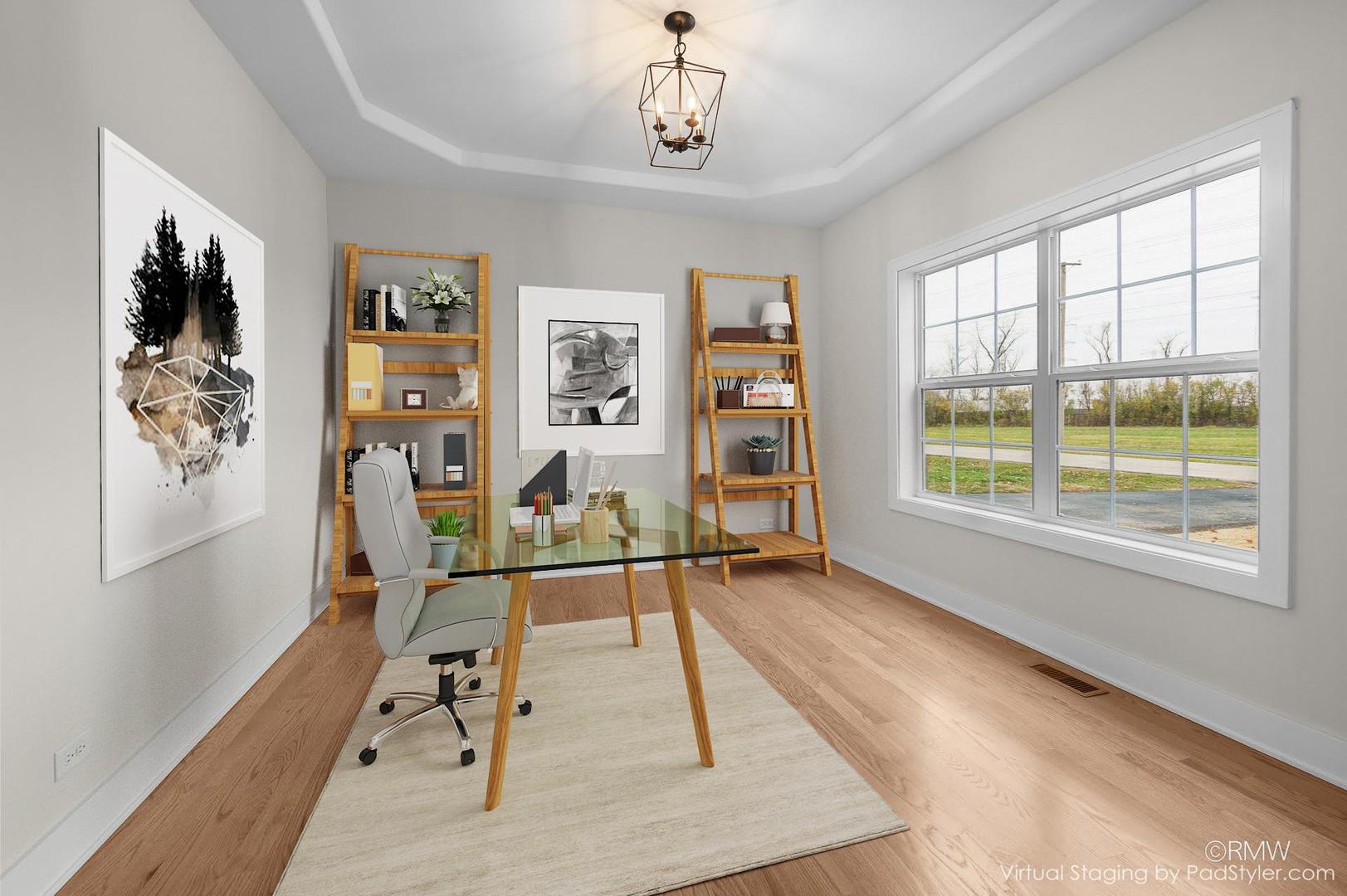 25-w275 Doris Avenue Carol Stream, IL 60188 - Photo 6 of 34 a view of a livingroom with wooden floor and furniture