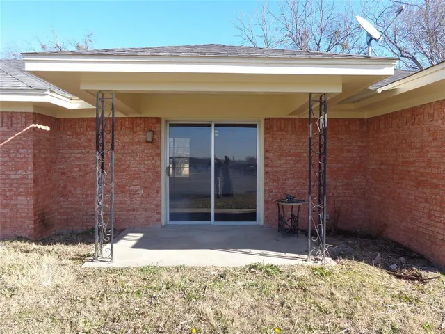 a view of front door