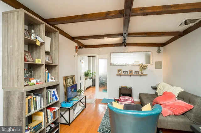a kitchen with a stove and a microwave