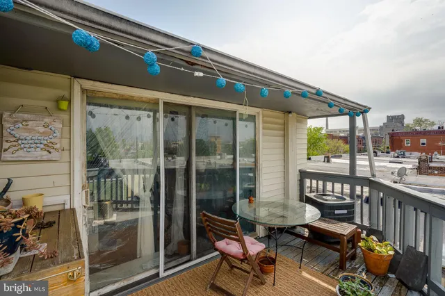 a view of city from balcony