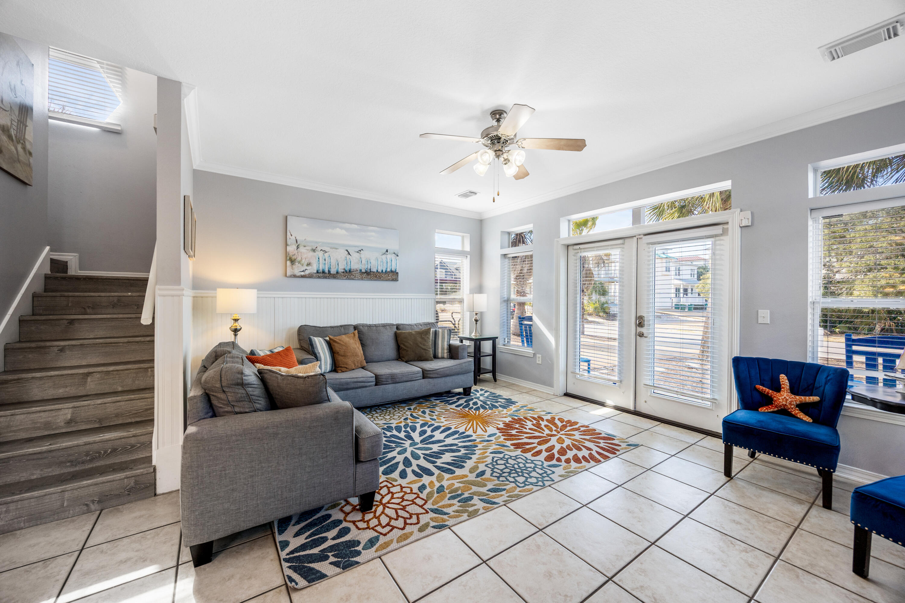 77 Mark Street Destin, FL 32541 - Photo 20 of 57 Living Area/Stairs
