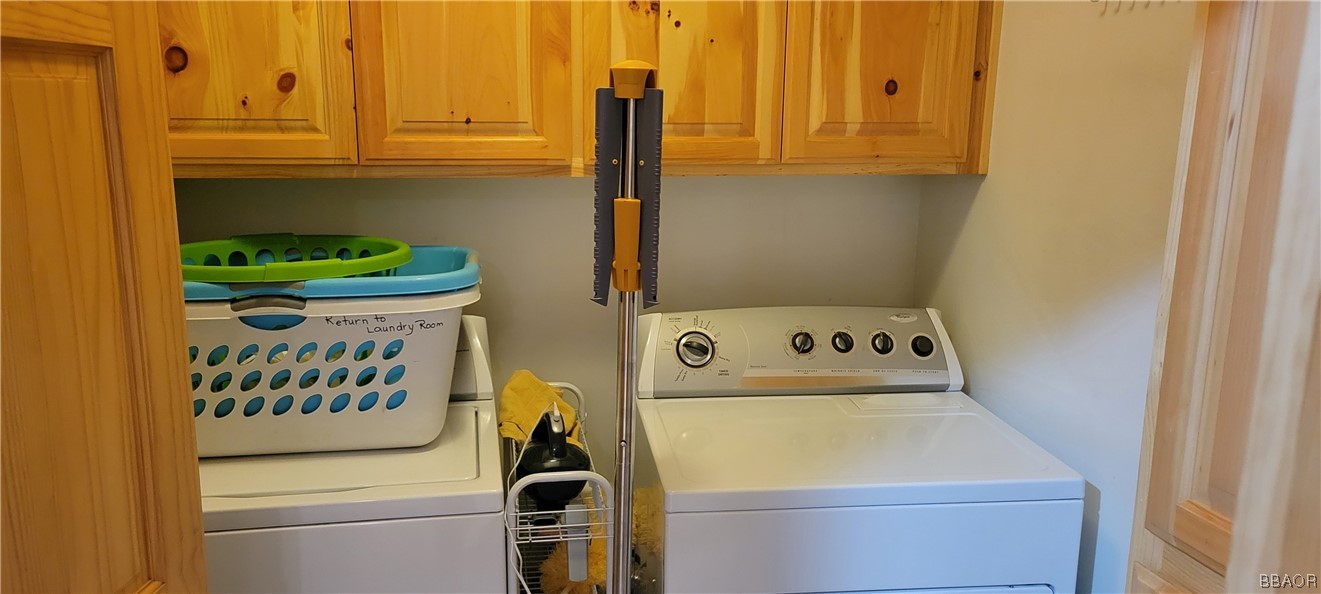1685 Angels Camp Road Big Bear City, CA 92314 - Photo 28 of 35 a utility room with dryer and washer