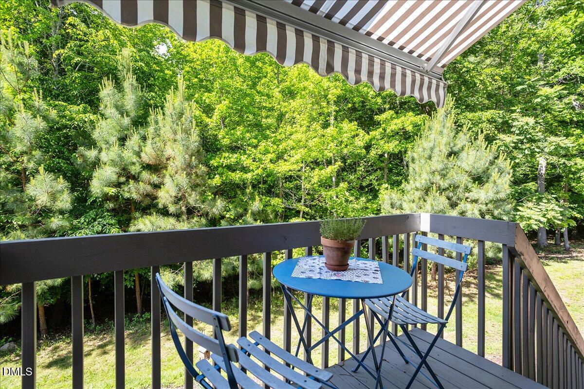 5508 Rutherford Cl Pittsboro, NC 27312 - Photo 31 of 56 Deck with Awning