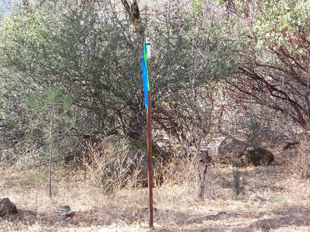 15803 Kaweah Road Oak Run, CA 96069 - Photo 36 of 38 corner stake on road