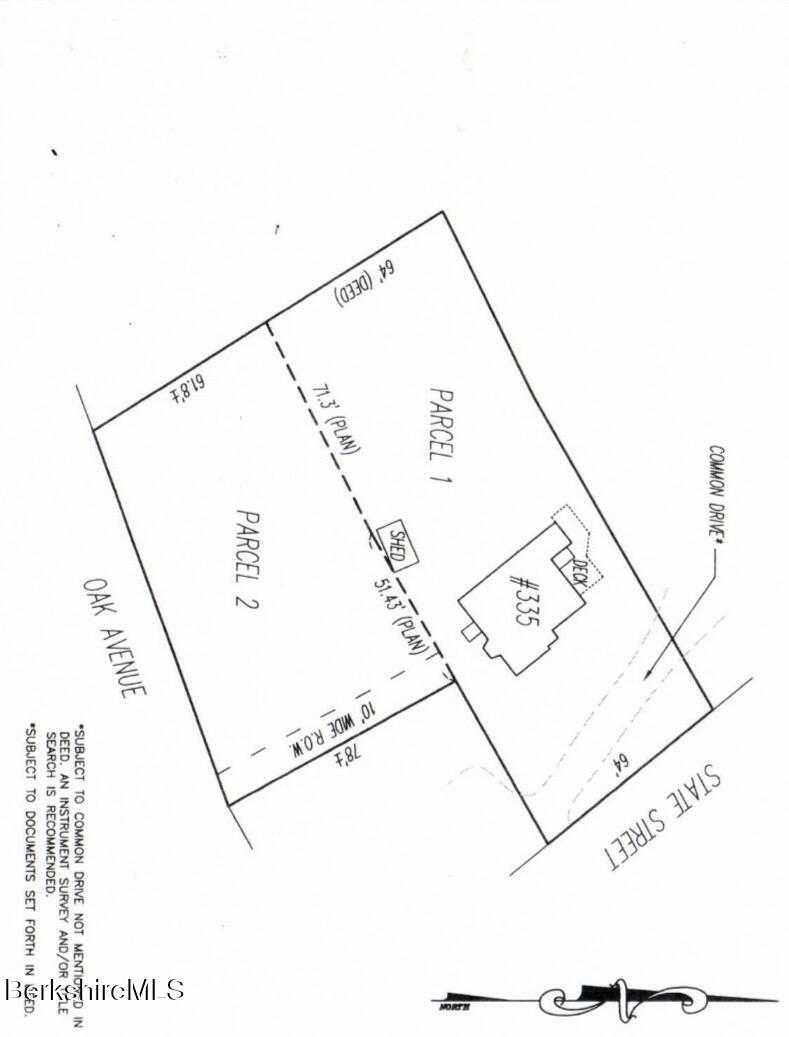 335 State Street North Adams, MA 01247 - Photo 2 of 45 Survey of both parcels