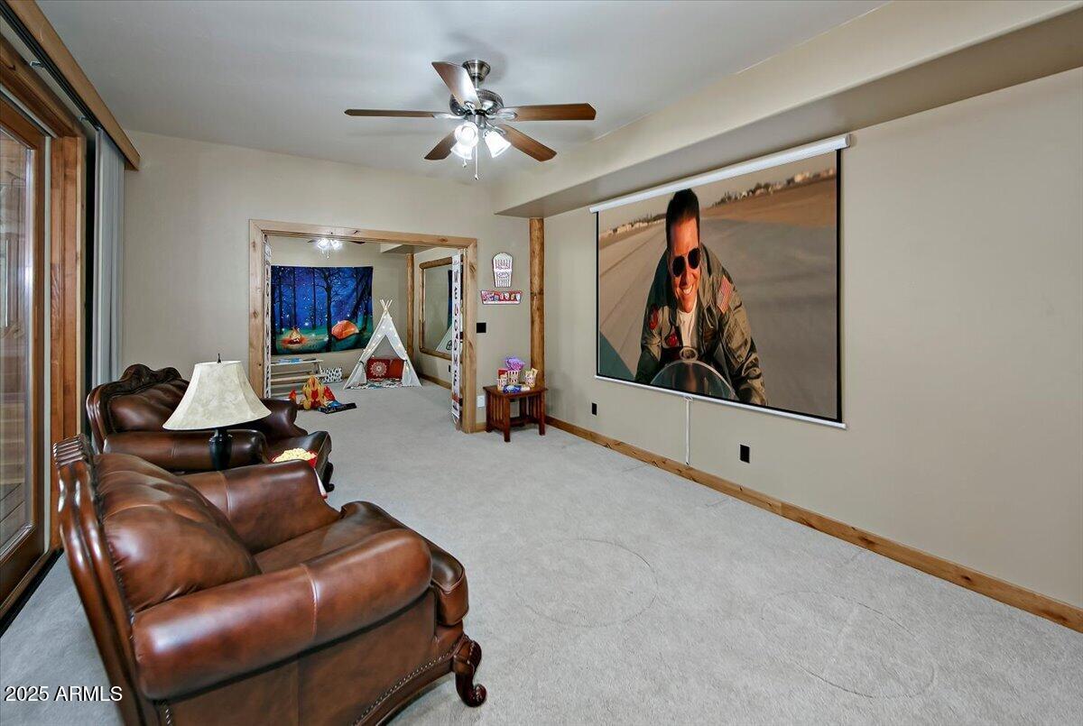 5140 East Charcoal Kiln Road Prescott, AZ 86303 - Photo 38 of 64 39-Lower Level Media Room