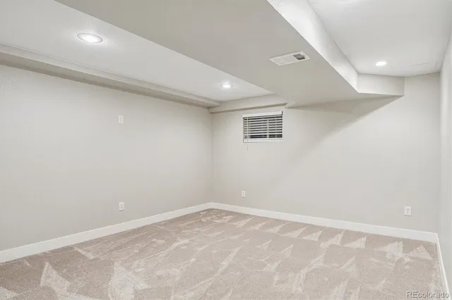 a view of empty room