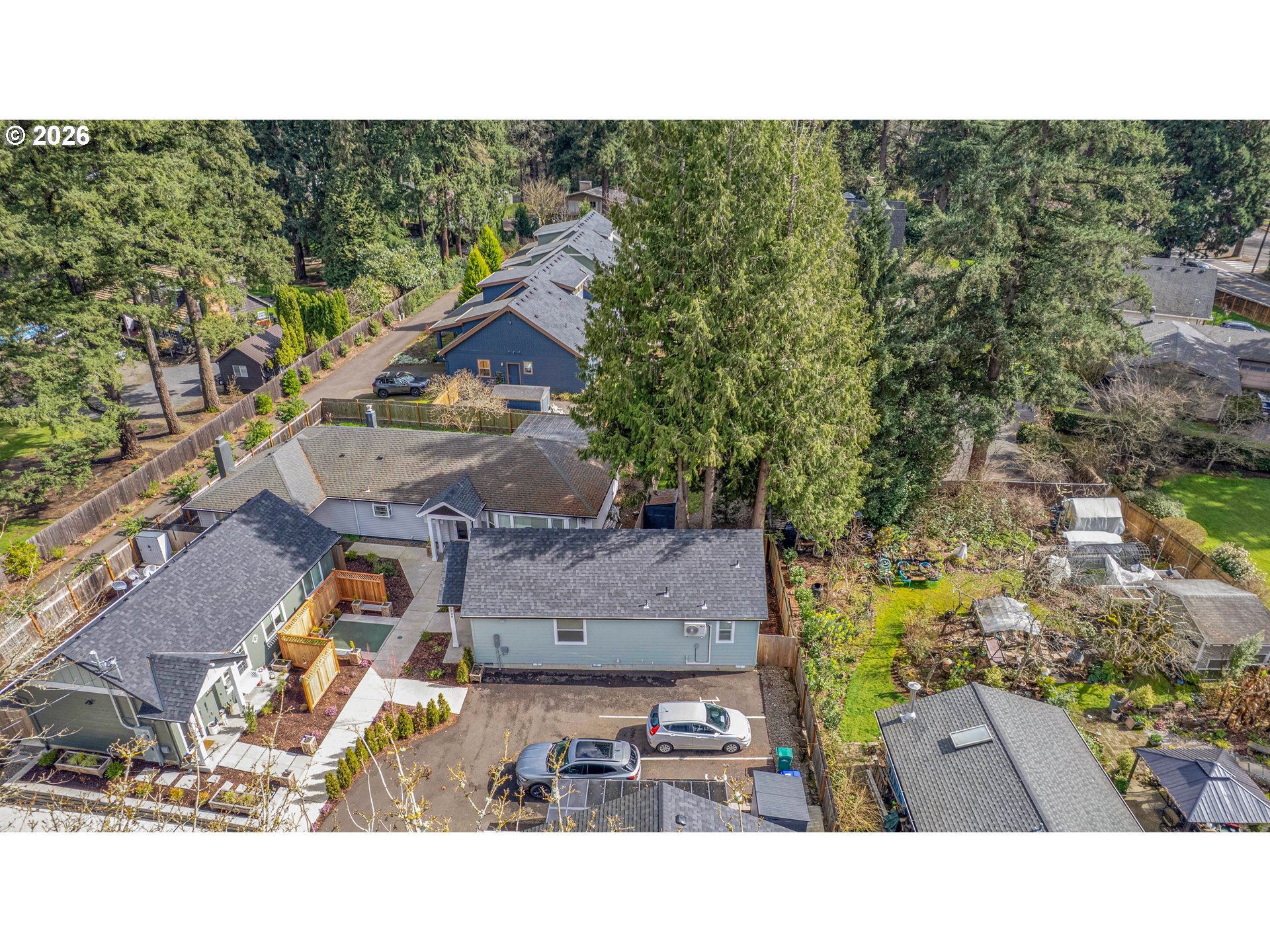 2308 Southeast Risley Avenue Milwaukie, OR 97267 - Photo 22 of 28 an aerial view of a house