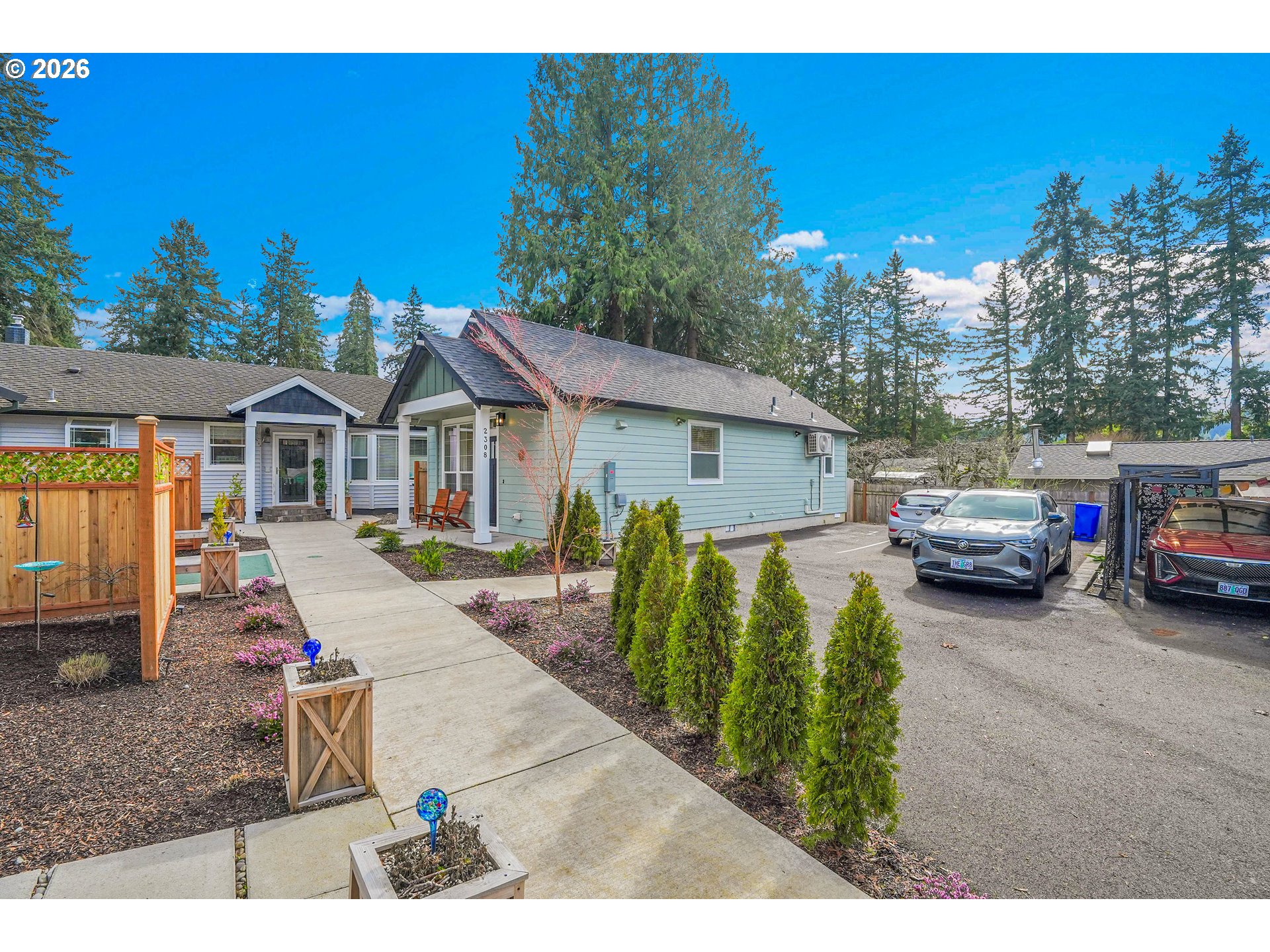 2308 Southeast Risley Avenue Milwaukie, OR 97267 - Photo 25 of 28 a view of a house with a patio