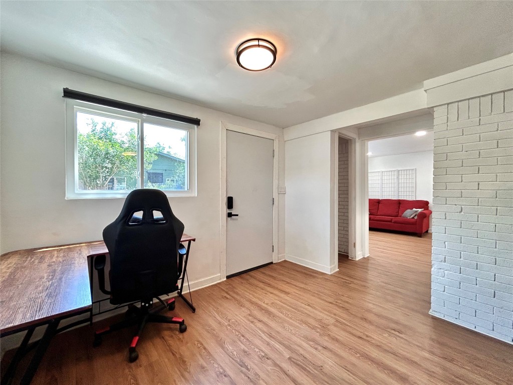 2309 Devonshire Drive, Unit A Austin, TX 78723 - Photo 39 of 39 Office area featuring light wood-style floors