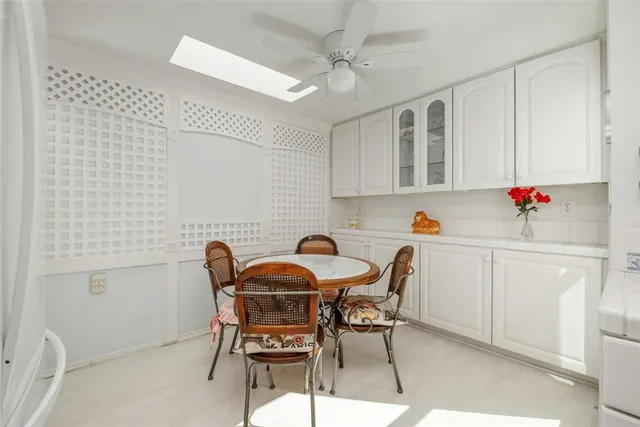 a view of livingroom with chandelier