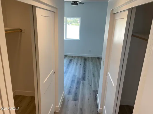 a view of walk in closet