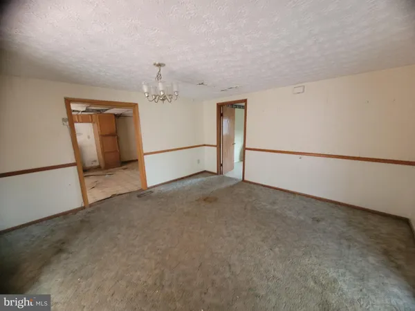 a view of empty room