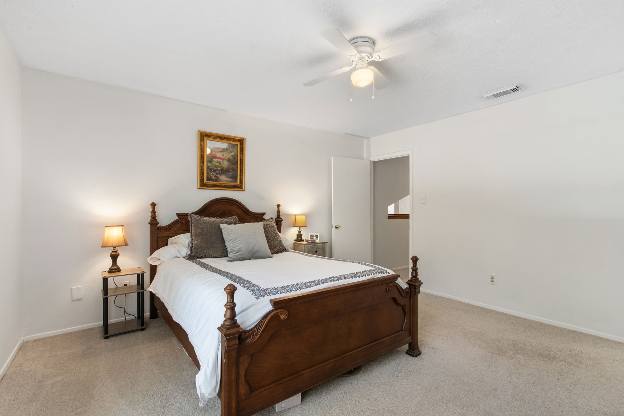 4835 Ingleside Court Spring, TX 77388 - Photo 26 of 50 PRIMARY BEDROOM - It is located at the end of the hall, separated from the other 2 bedrooms.
