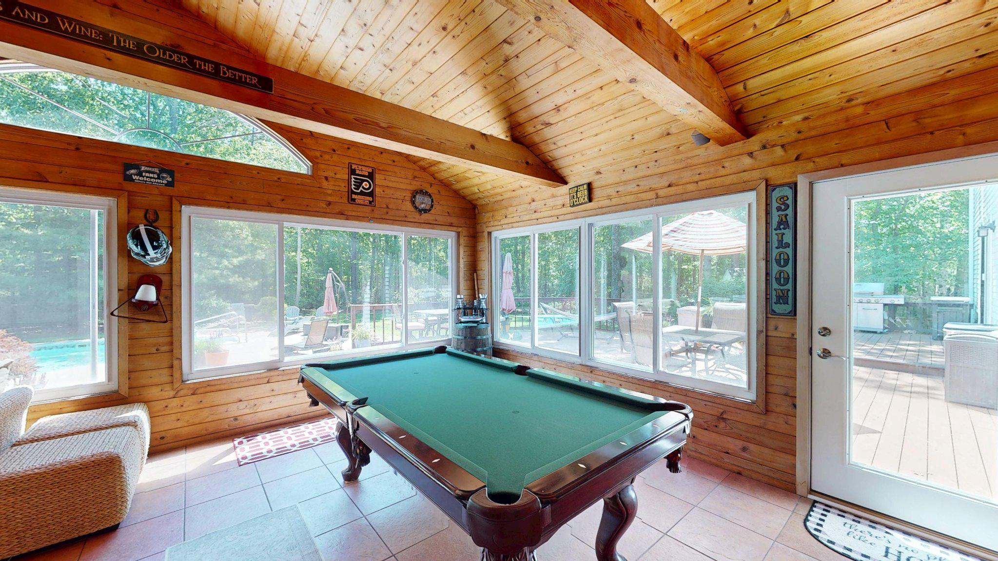 3 Colonial Court Medford, NJ 08055 - Photo 35 of 89 Sunlit game room with pool table charm.
