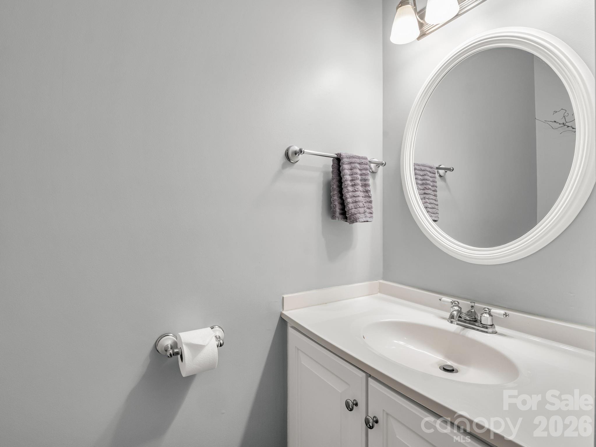 108 Nuthatch Trace Brevard, NC 28712 - Photo 16 of 46 a bathroom with a sink and a mirror