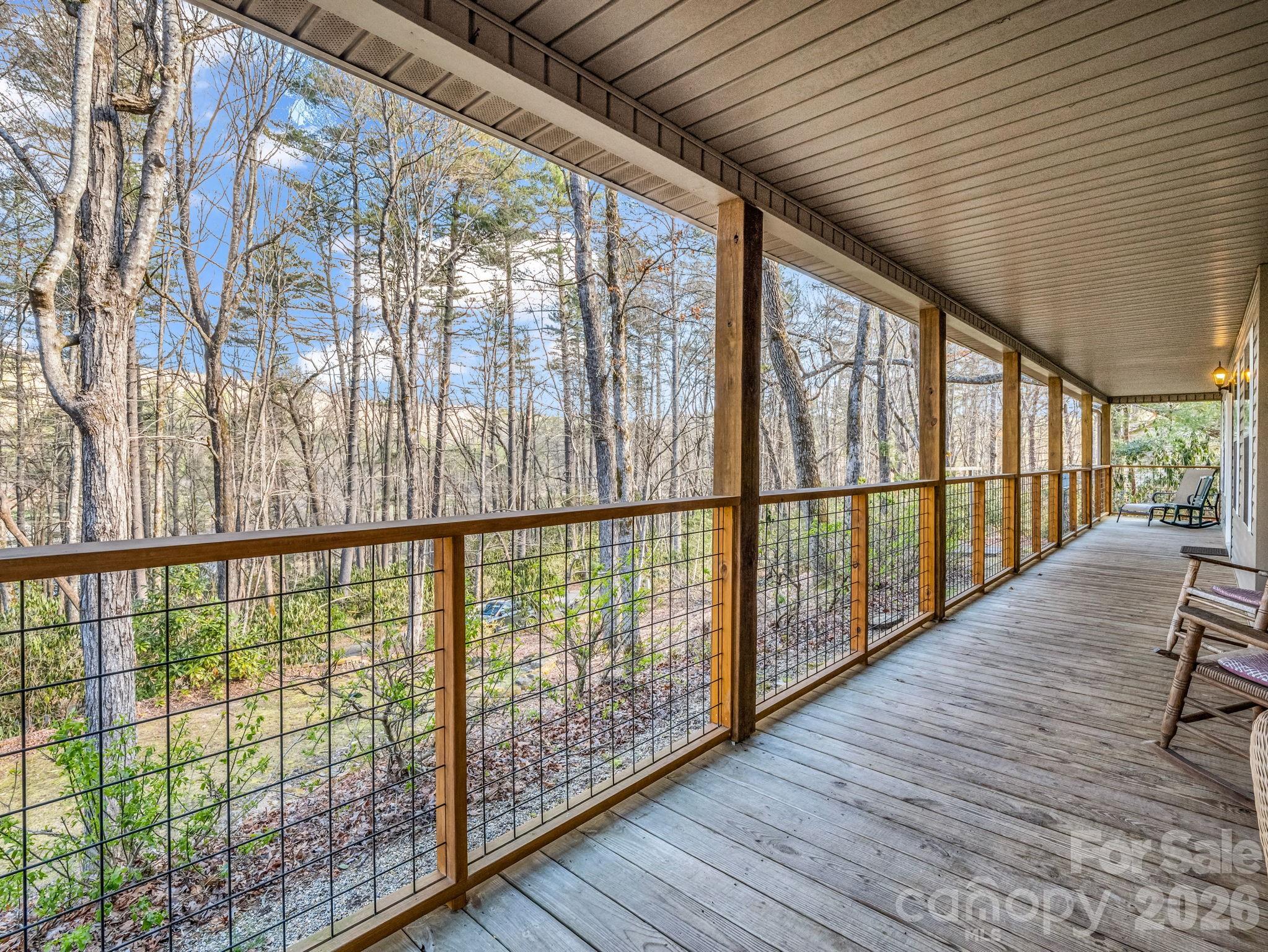 108 Nuthatch Trace Brevard, NC 28712 - Photo 42 of 46 a view of hallway with wooden floor