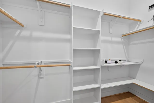 a view of walk in closet