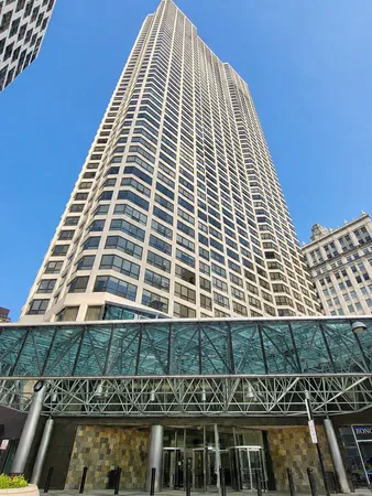 a front view of a building