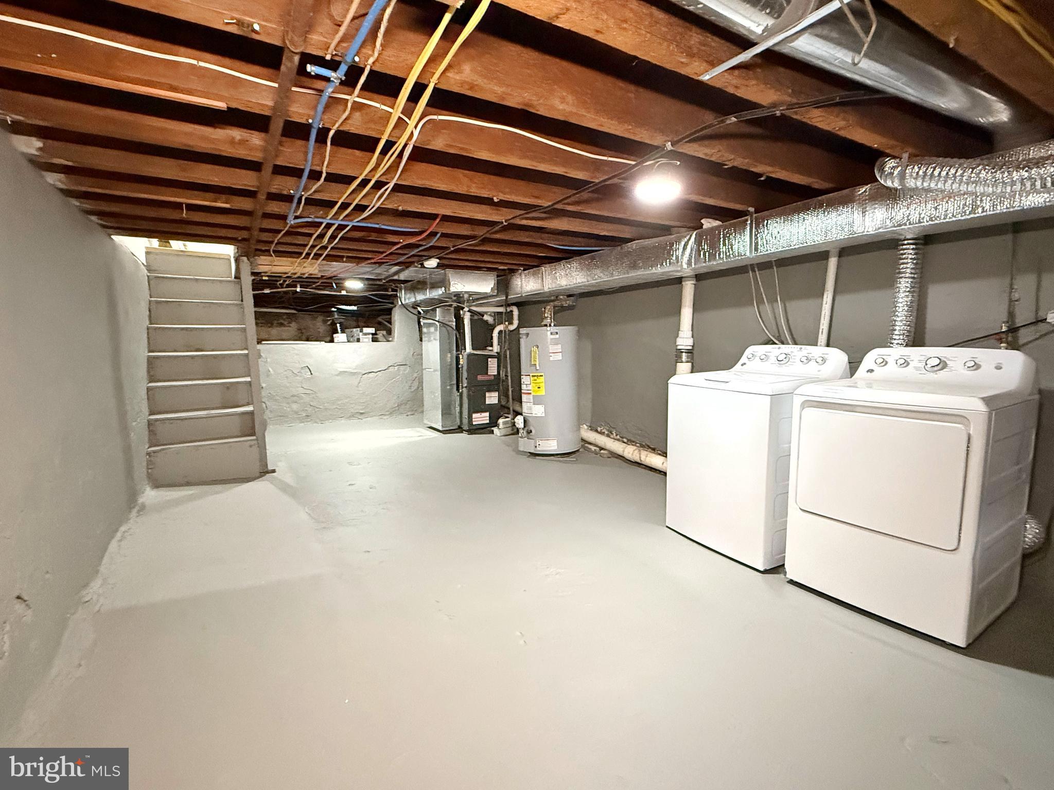 1114 Mercy Street Philadelphia, PA 19148 - Photo 17 of 35 a view of storage and utility room with washer and dryer