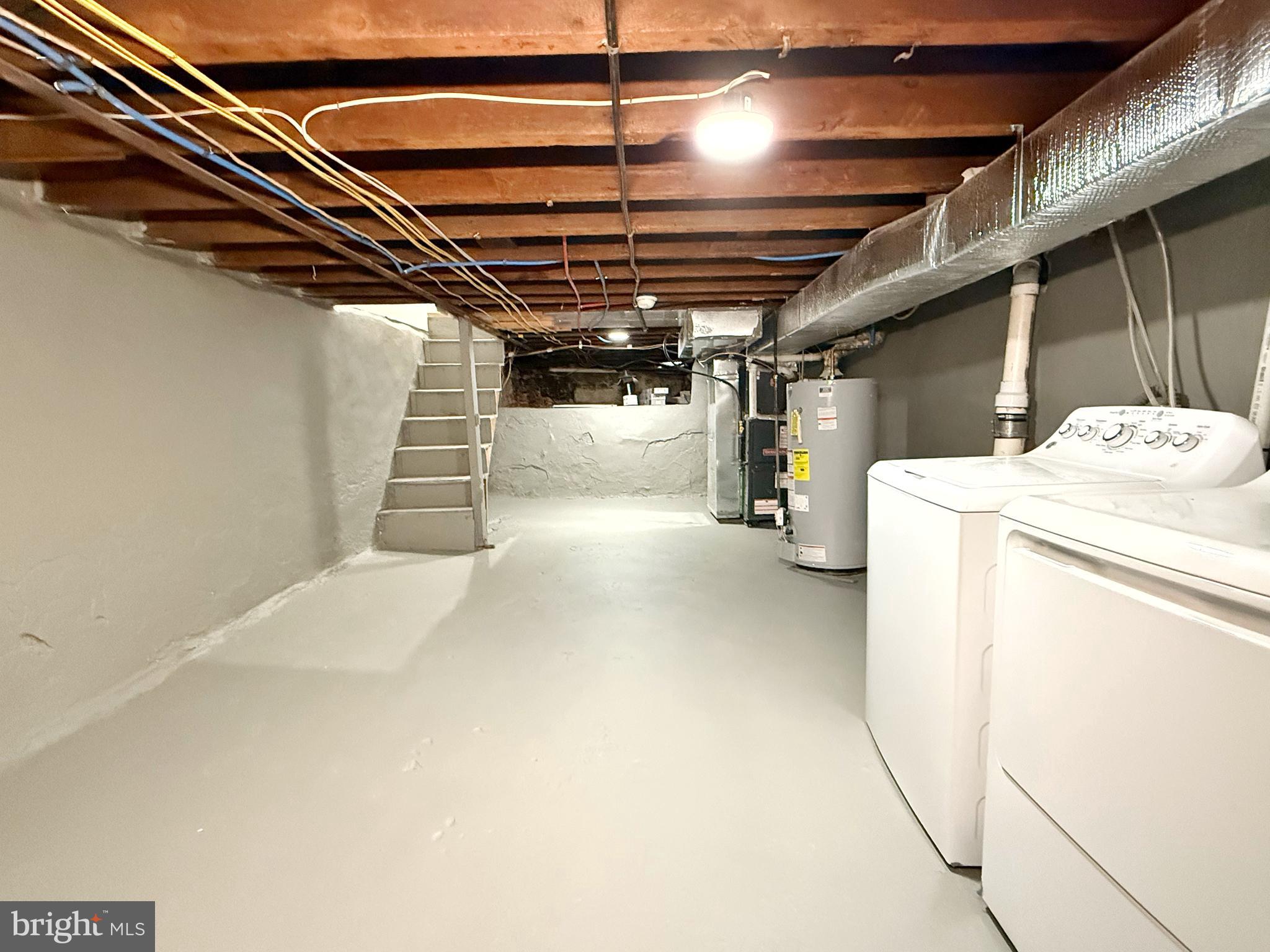 1114 Mercy Street Philadelphia, PA 19148 - Photo 18 of 35 a view of storage and utility room with washer and dryer