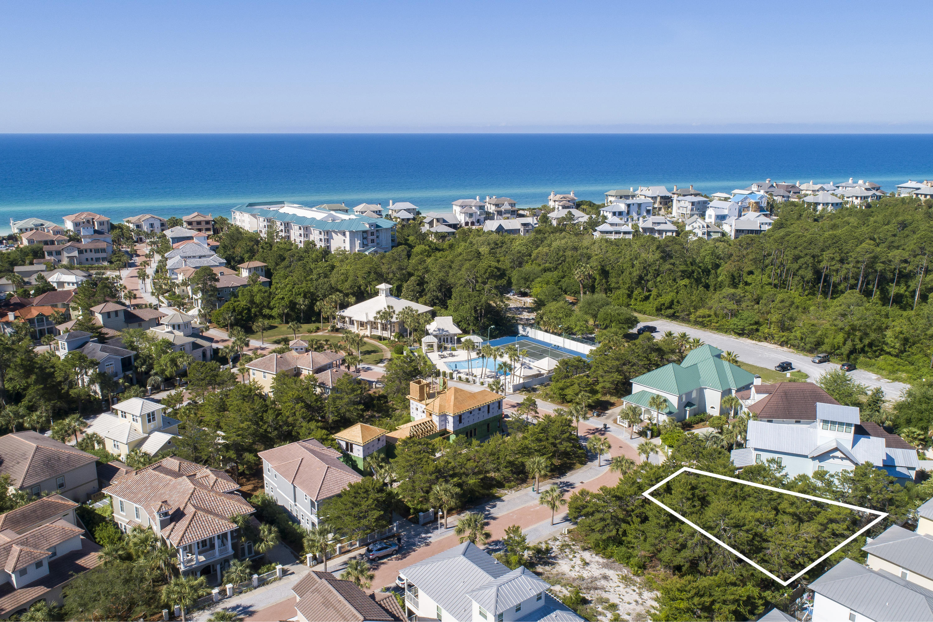 Lot 7 White Cliffs Drive Santa Rosa Beach, FL 32459 - Photo 2 of 12 an aerial view of multiple house
