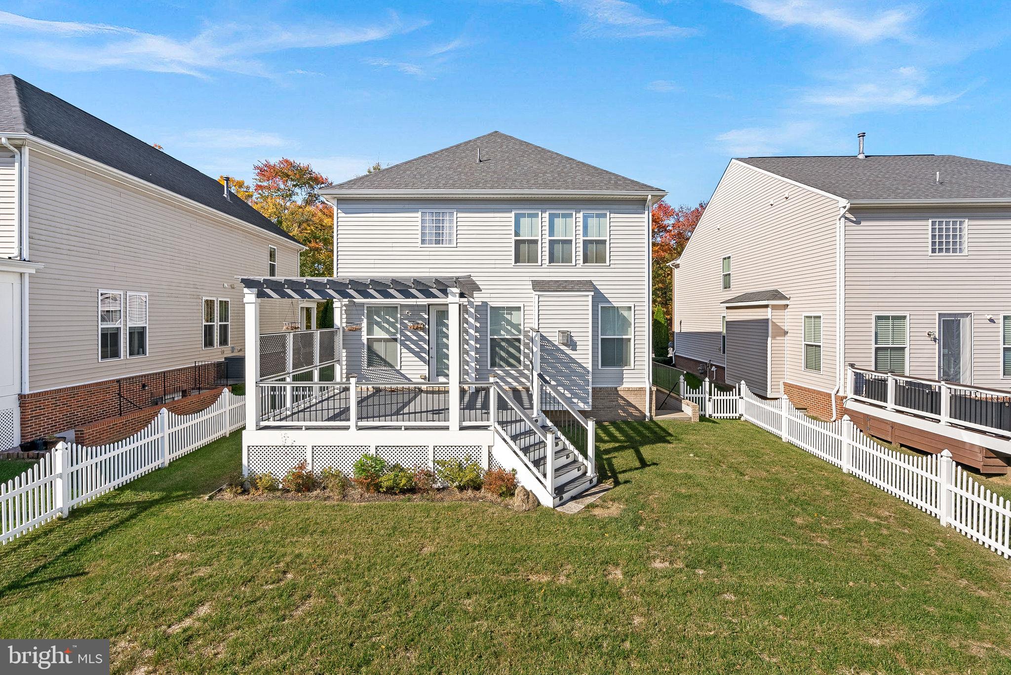 22820 Bubbling Brook Drive Brambleton, VA 20148 - Photo 44 of 60 Fully Fenced Yard & Large Deck