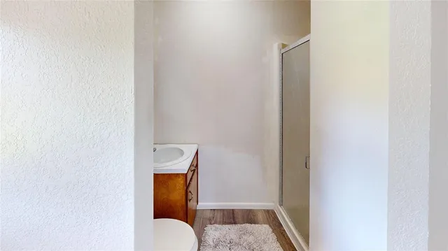 a bathroom with a toilet