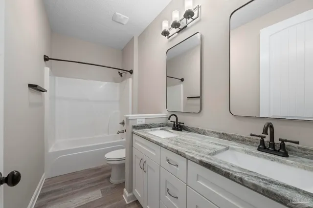 a view of an outdoor space and swimming pool