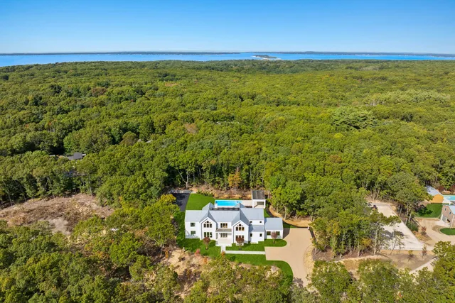 a view of a garden with an outdoor space